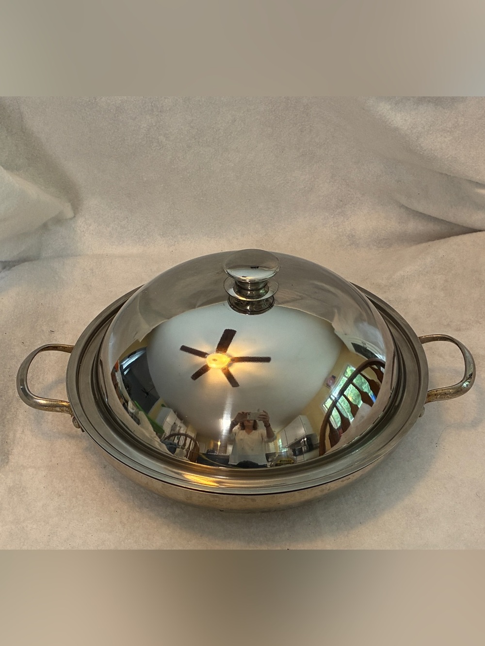 Wolfgang Puck Bistro Collection 13" Braising Pan w Cover, Stainless Steel